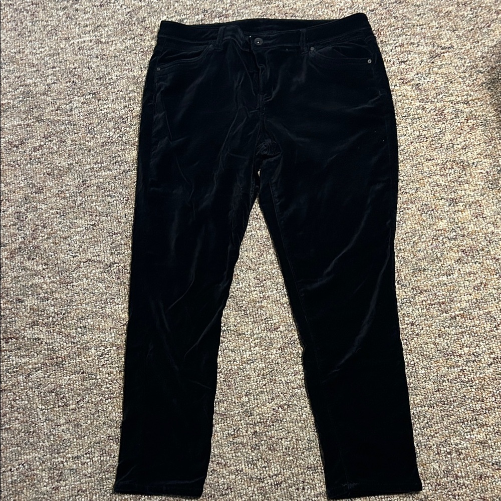 Simply Vera Vera Wang Black velvetTrousers
